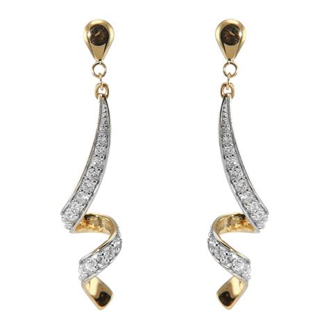 Boucles d'oreilles Nougat, or jaune 750/1000e 